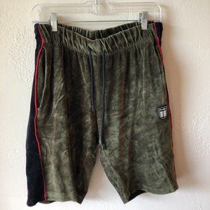 Brooklyn Xpress Vintage Retro Velvet Shorts